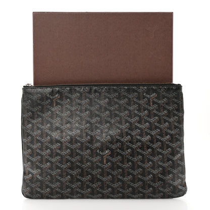 Goyard Goyardine Senat Pochette MM Black 7 of 7