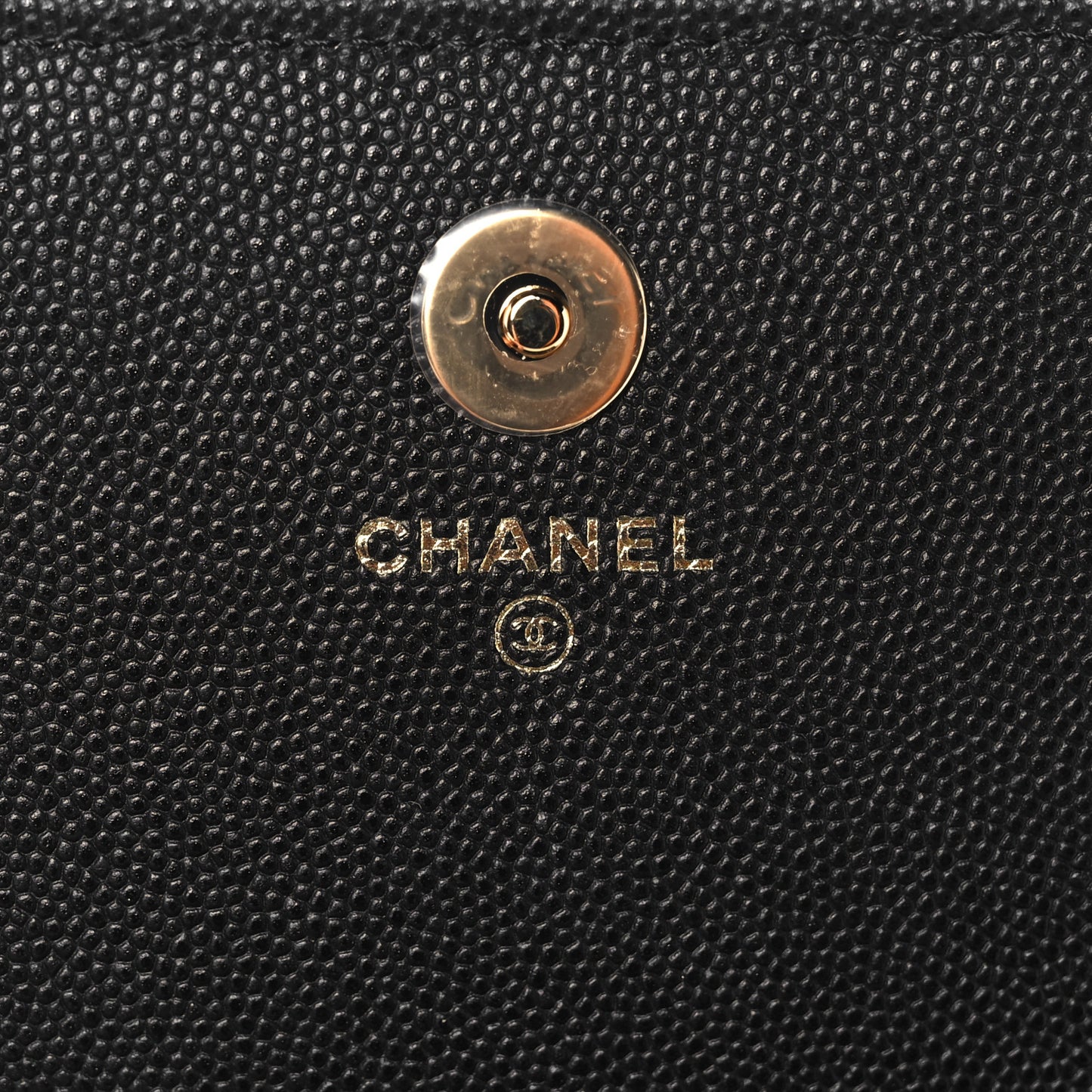 Caviar Quilted Pocket Twins Clutch With Chain Black