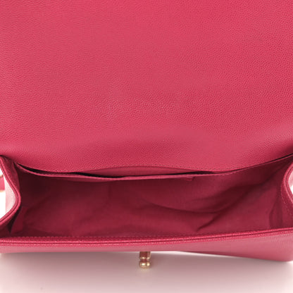 Chanel Caviar Quilted Medium Boy Flap Fuchsia 5 of 10