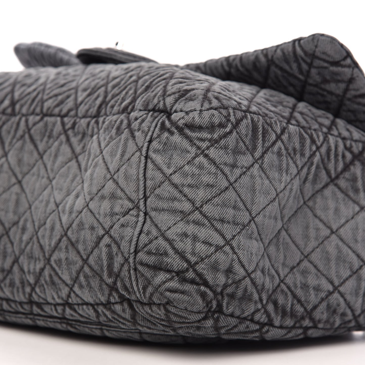 Denim Quilted Denimpression XXL Flap Grey Black