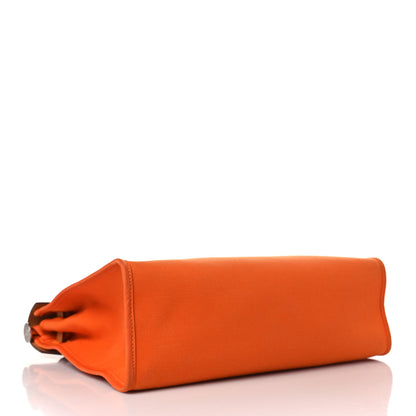 Hermes Toile Vache Hunter Herbag Zip 31 PM Orange 5 of 10