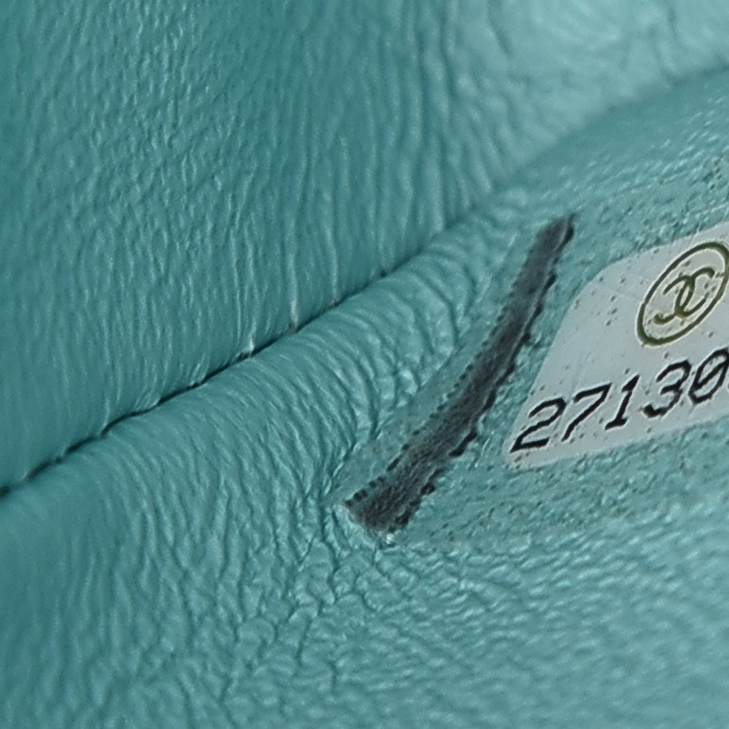 Chanel Lambskin Quilted Mini Rectangular Flap Light Blue 7 of 11