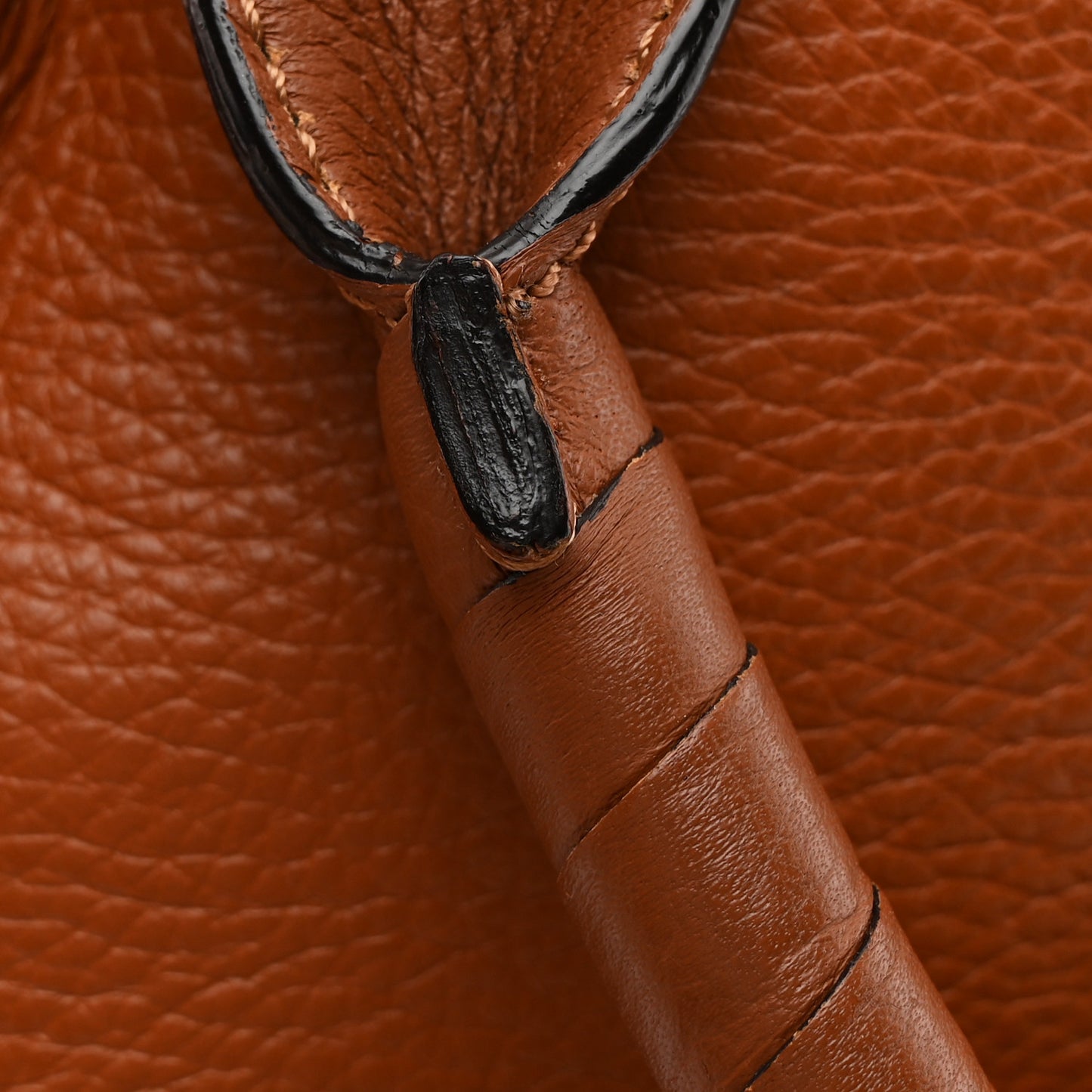 Calfskin Small Marcie Satchel Tan