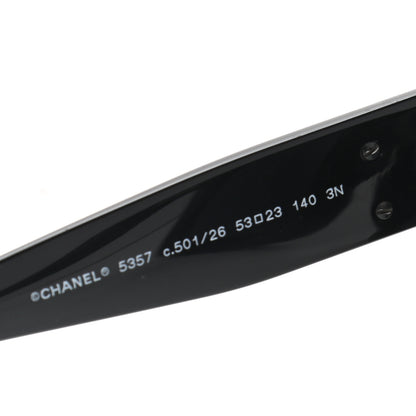 Chanel CC Sunglasses 5357 Black 5 of 7