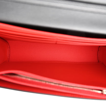 Christian Louboutin Suede Crystal Embellished Paloma Love Clutch Black Multicolor 5 of 11