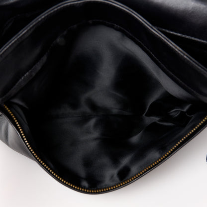 Bottega Veneta Nappa Intrecciato Flap Tassel Clutch Black 6 of 11