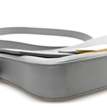 Fendi Vitello Flamingo Enamel Interchangeable Strap Baguette Grigio Chiaro Latte Tabacco 9 of 11