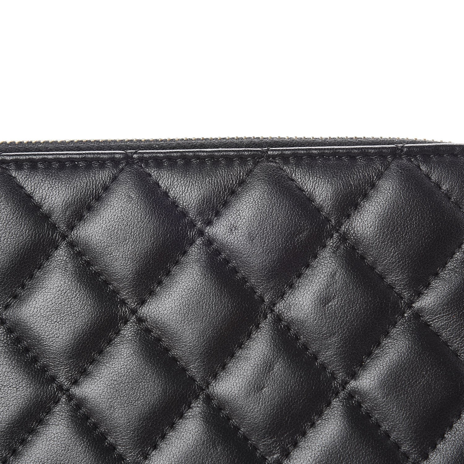 Chanel Lambskin Quilted Small Clutch With Chain Black 14 of 16