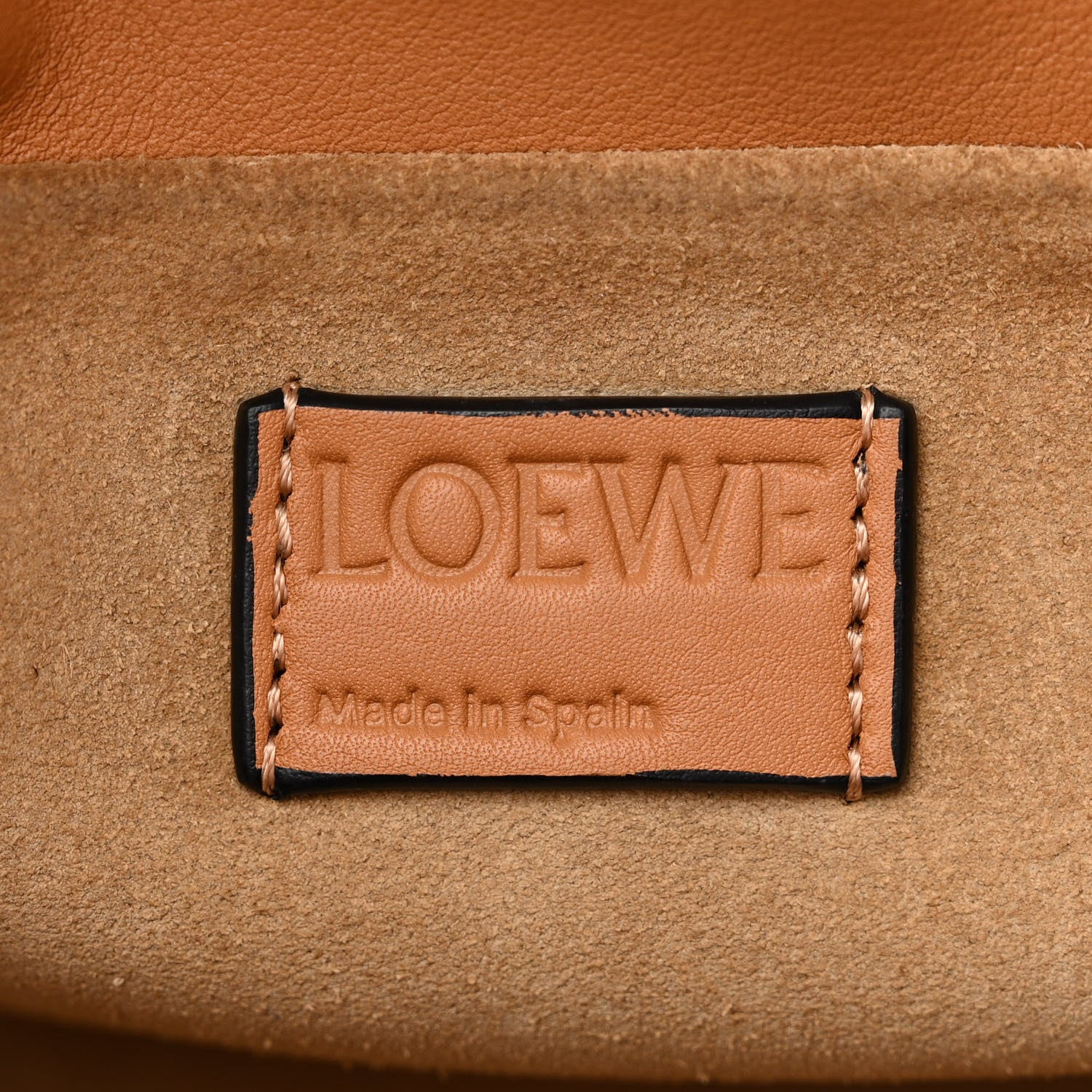 Loewe Calfskin Mini Flamenco Knot Clutch Warm Desert 6 of 13