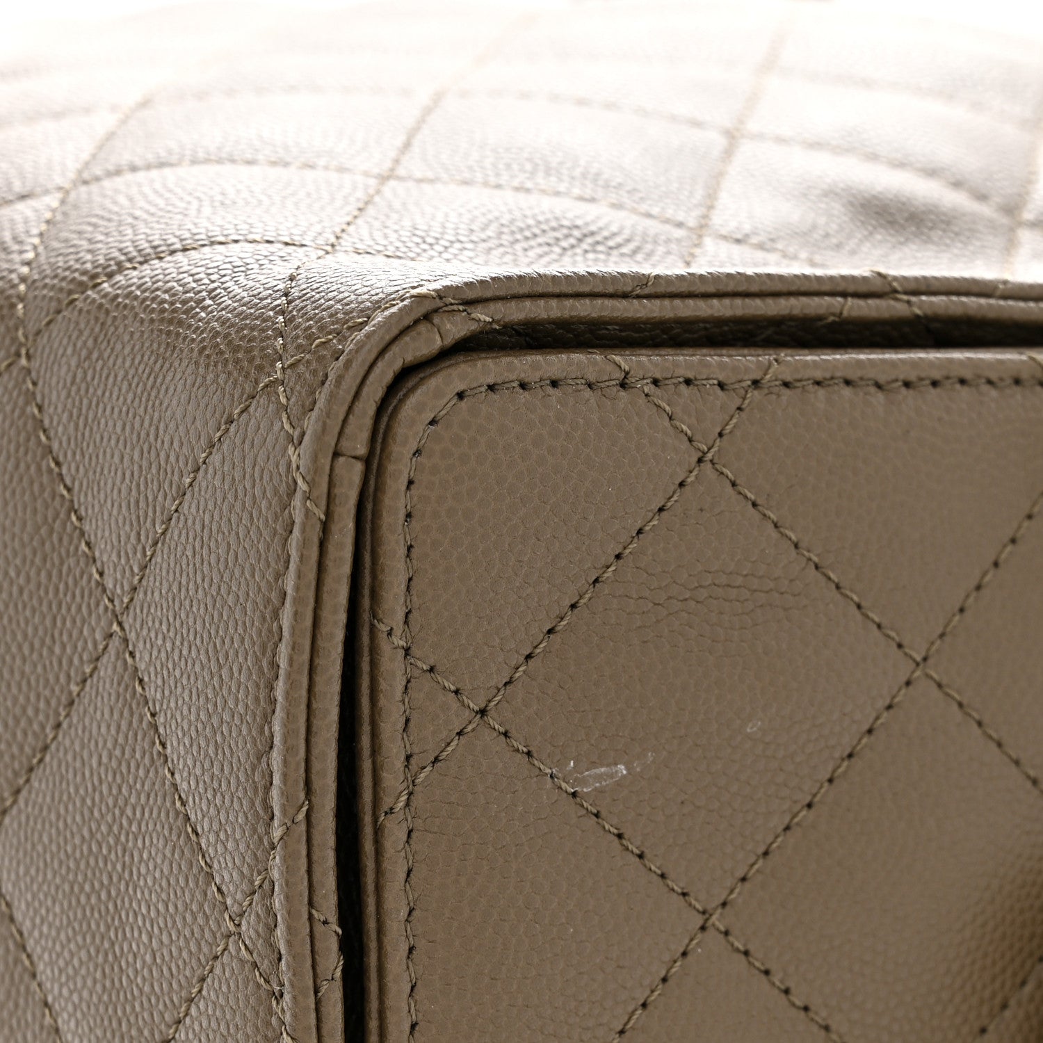 Chanel Caviar Quilted Medium Chanel 25 Handbag Dark Khaki 12 of 14