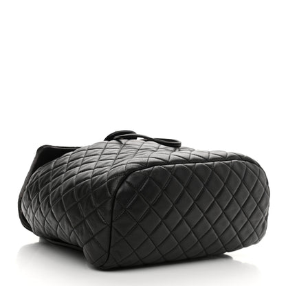 Chanel Lambskin Quilted Large Urban Spirit Backpack Black 4 of 14