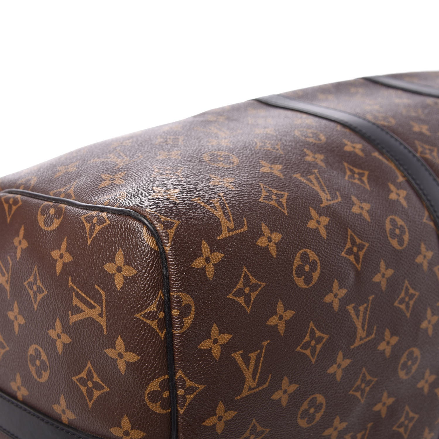 Louis Vuitton Monogram Macassar Keepall Bandouliere 55 12 of 12