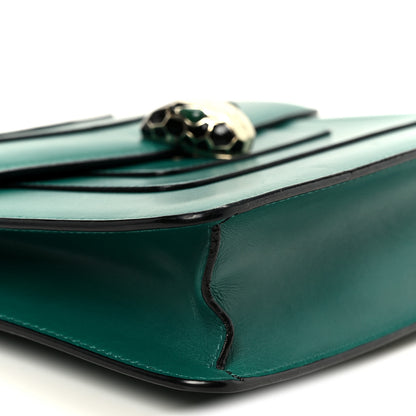 Bulgari Calfskin Serpenti Forever Snake Strap Crossbody Bag Emerald Green 10 of 11
