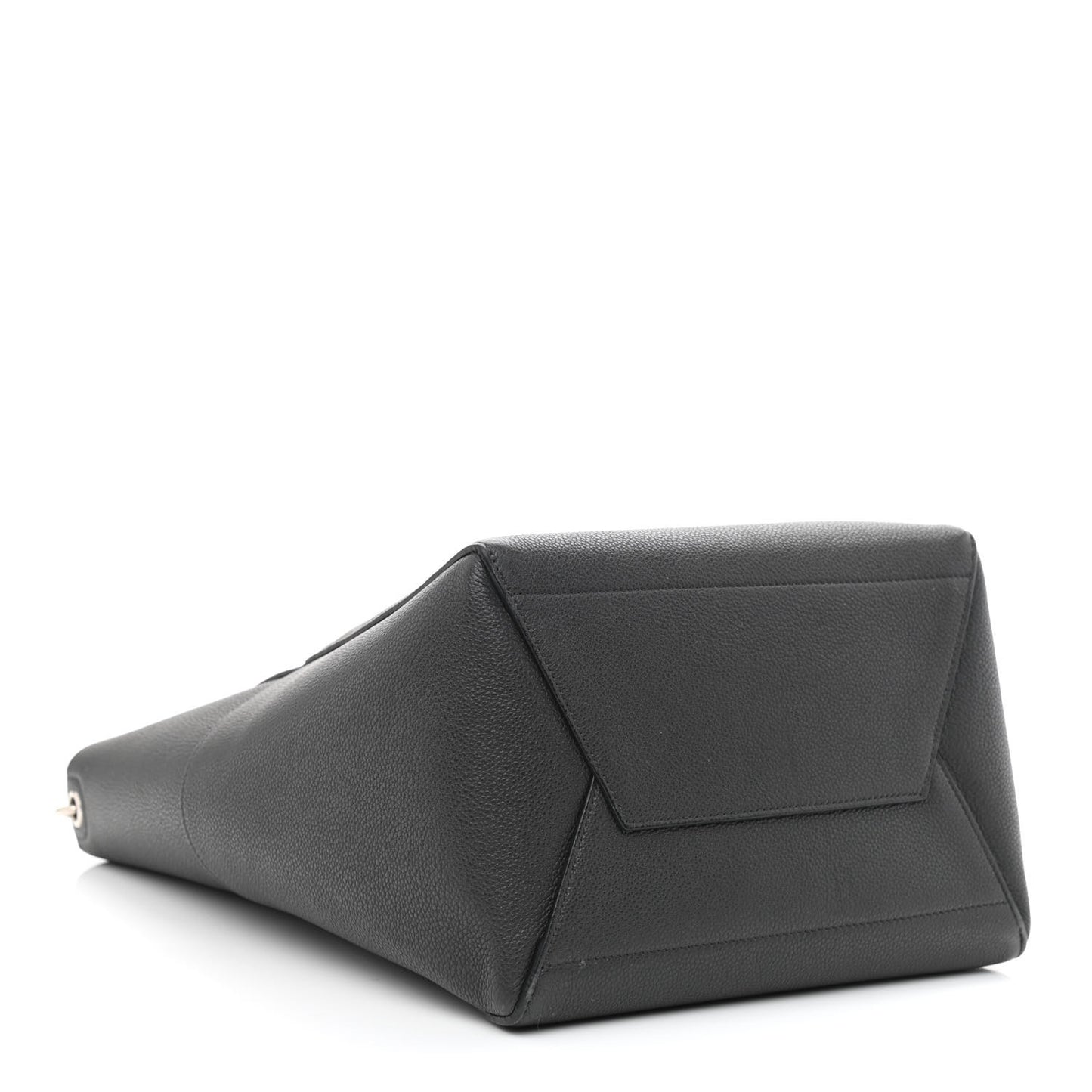 Soft Grained Calfskin Sangle Bucket Bag Anthracite