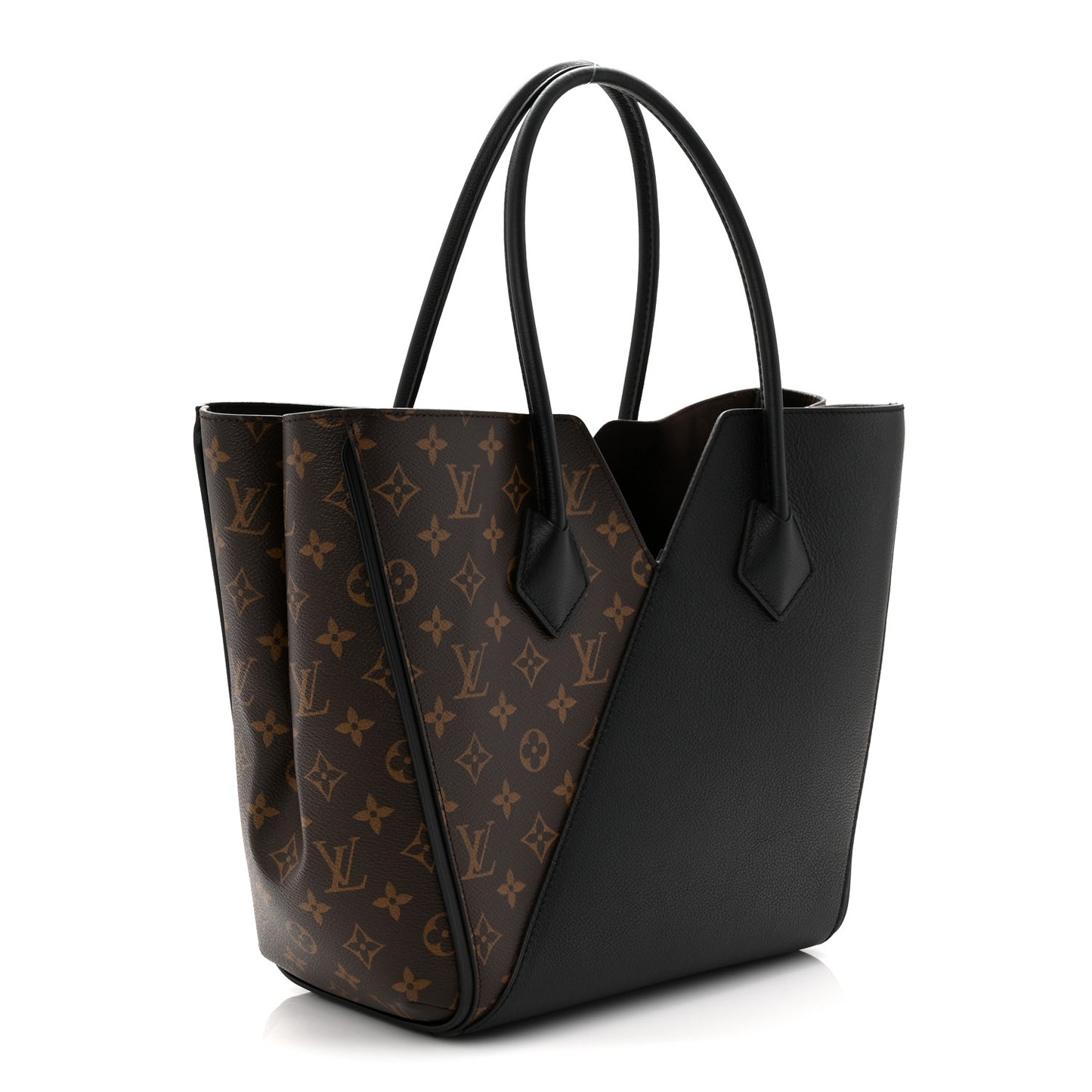 Calfskin Monogram Kimono Tote Black