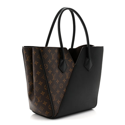 Louis Vuitton Calfskin Monogram Kimono Tote Black 3 of 11