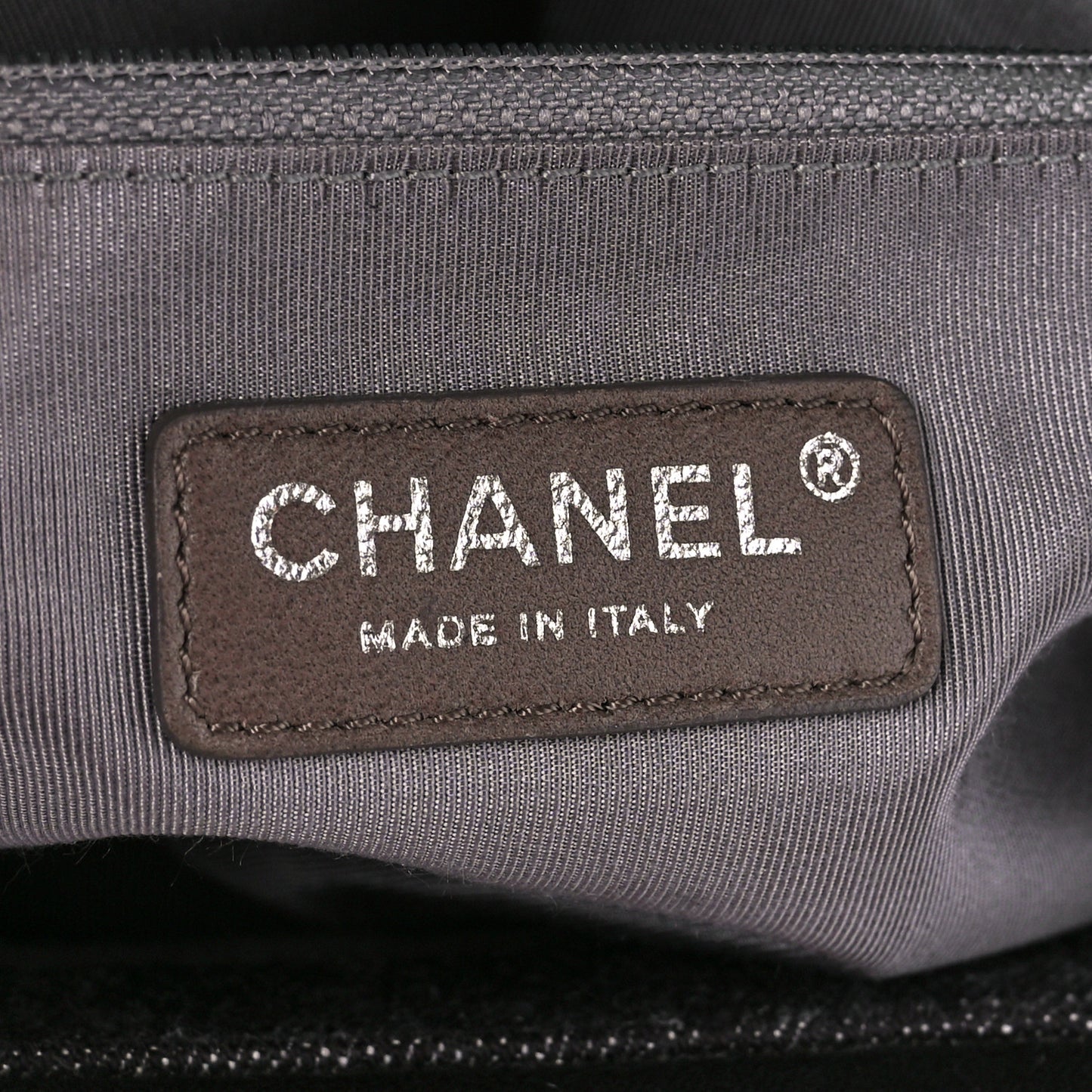 Denim Quilted Timeless Tote Black