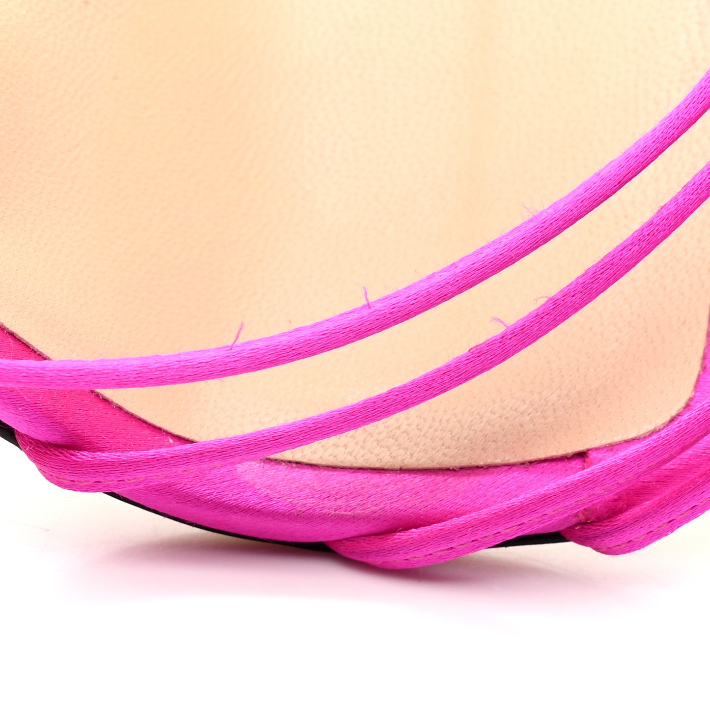 Satin Anita 85 Sandals 39 Fuchsia