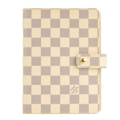 Louis Vuitton Damier Azur Medium Ring Agenda Cover 1 of 14