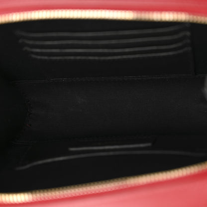 Saint Laurent Lambskin Matelasse Vicky Monogram Belt Bag Eros Red 5 of 10