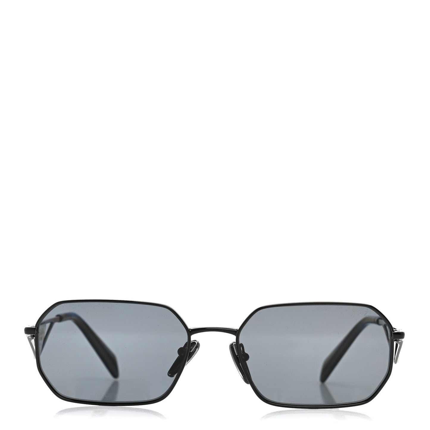 Metal Symbole Triangle Logo Sunglasses SPR A51 Black