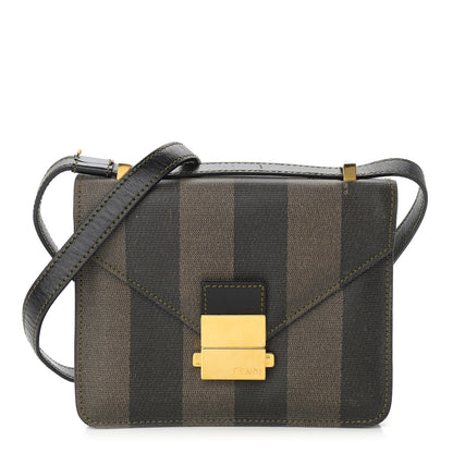Fendi Pequin Spalmati Crossbody Bag Tobacco 1 of 11