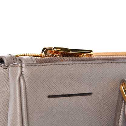 Prada Saffiano Medium Galleria Double Zip Tote Argilla 9 of 13