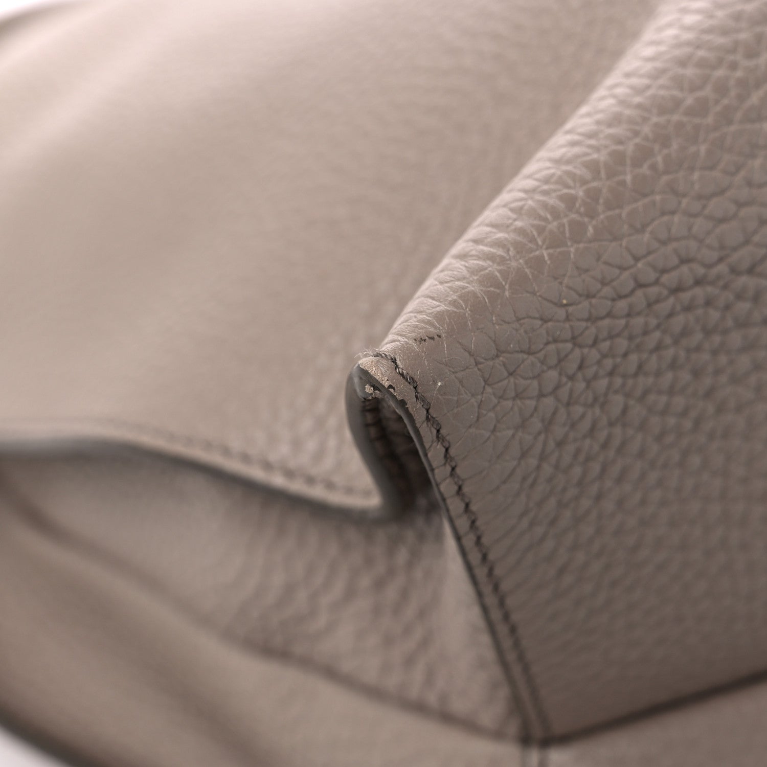 Tom Ford Pebbled Calfskin Large Alix Padlock Zip Hobo Bag Taupe 8 of 11