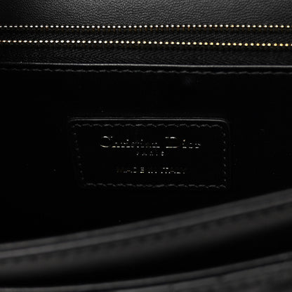 Christian Dior CHRISTIAN DIOR Lambskin Cannage Miss Dior Chain Pouch Black 6 of 9