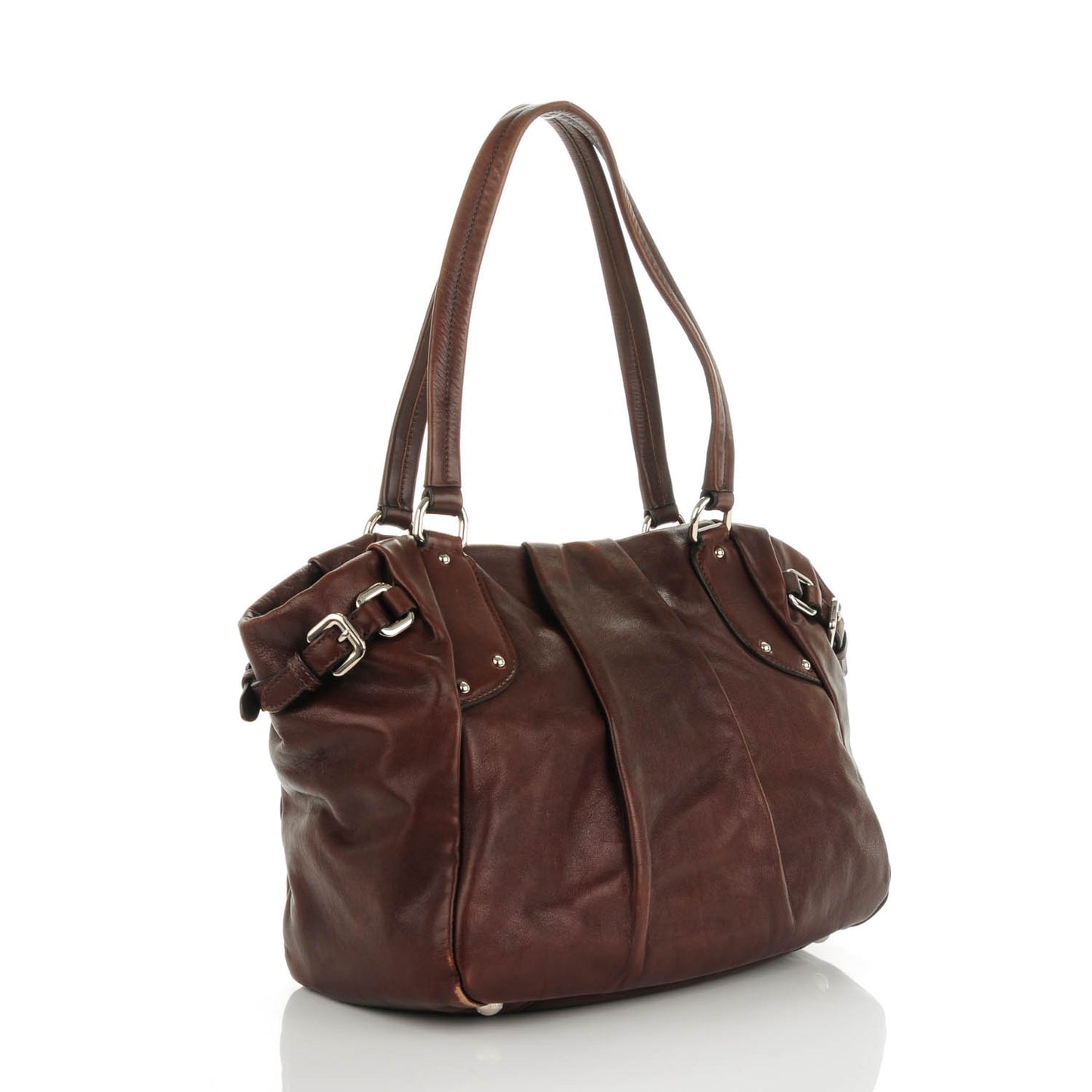 Soft Calf Shoulder Bag Bruciato