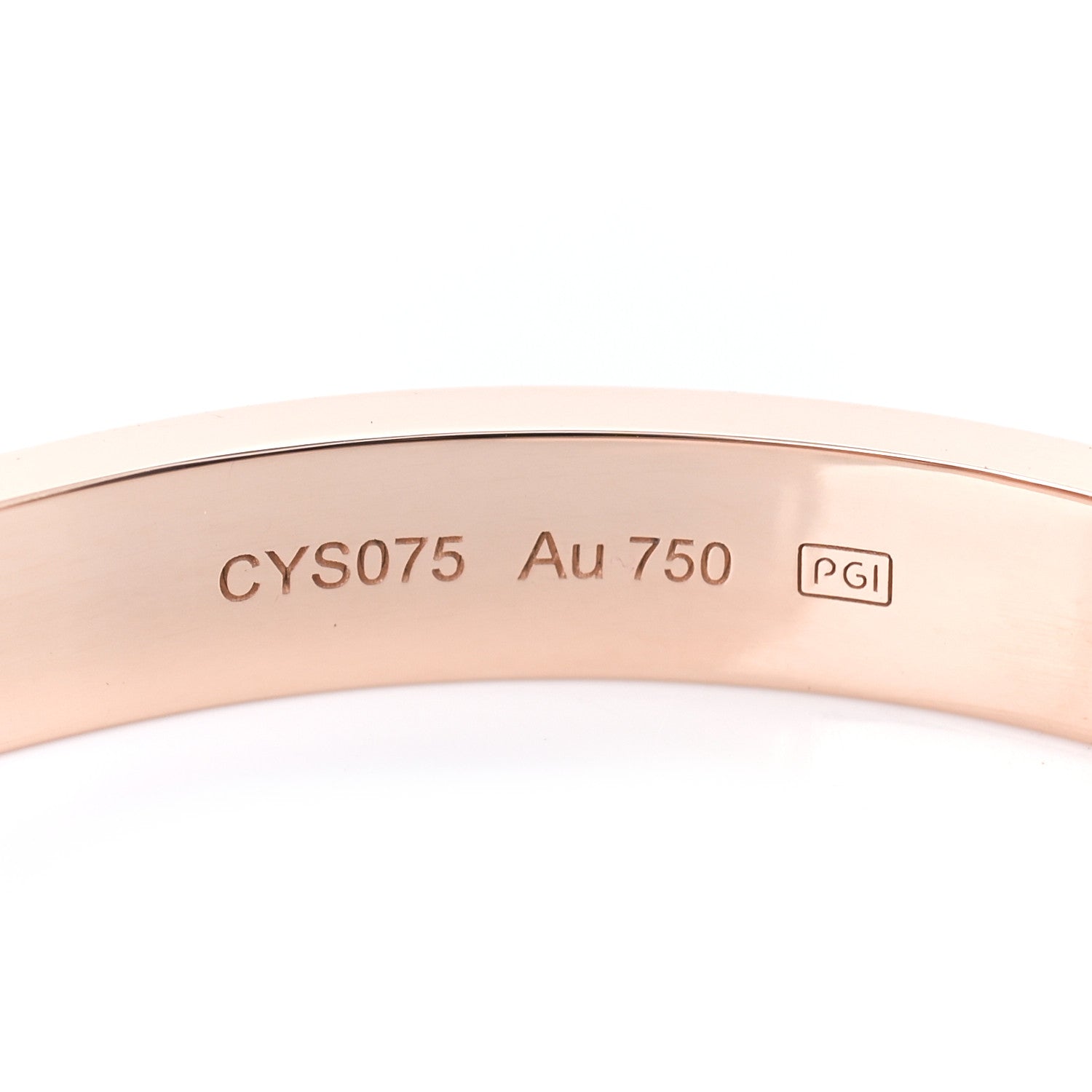 Cartier 18K Pink Gold LOVE Bracelet 17 5 of 7