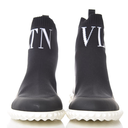 Valentino Garavani Stretch Knit VLTN Sock Sneakers 36 Black 2 of 7
