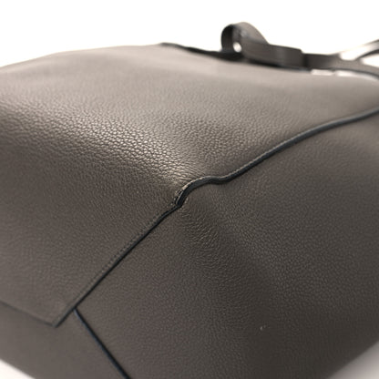 Celine Soft Grained Calfskin Small Belt Cabas Phantom Medium Grey 10 of 13
