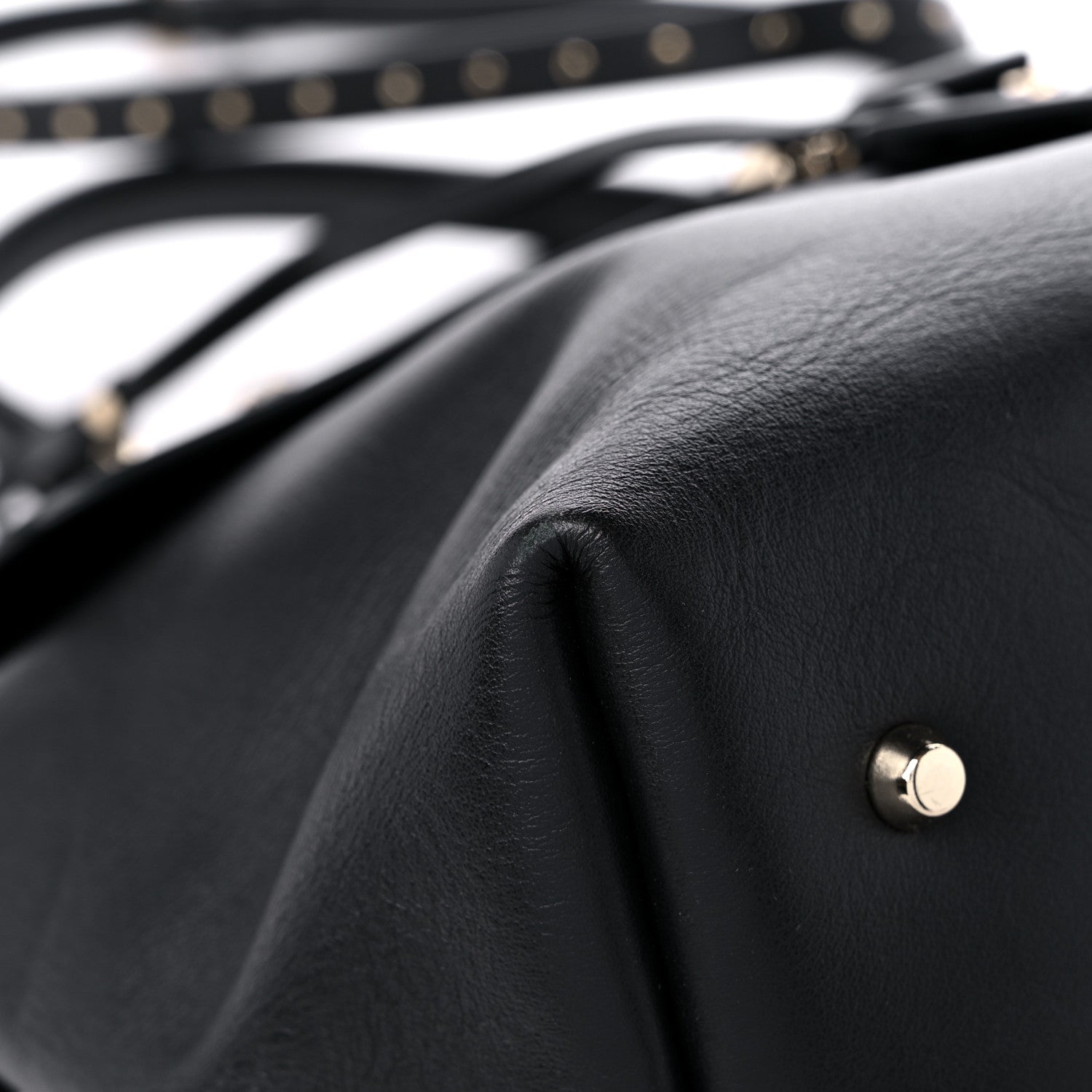 Lanvin Goatskin Medium Trilogy Cabas Black 8 of 14