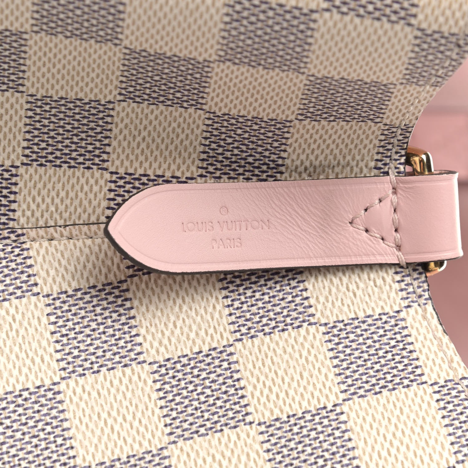 Louis Vuitton Damier Azur Neonoe MM Eau De Rose 6 of 10