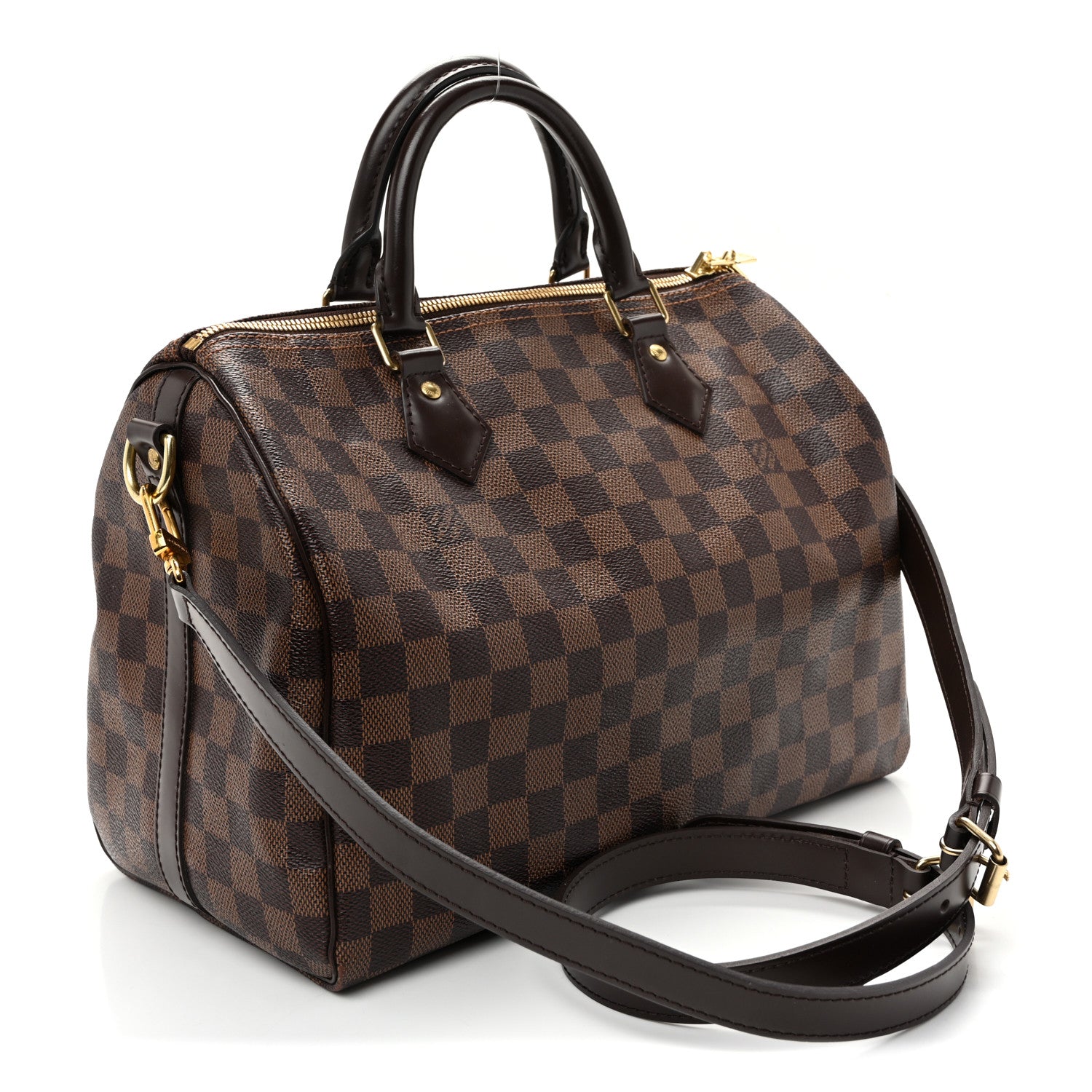 Louis Vuitton Damier Ebene Speedy Bandouliere 30 3 of 12