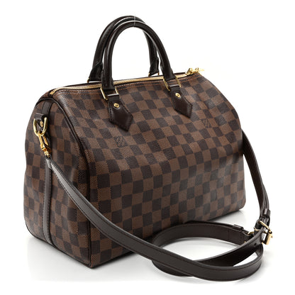 Louis Vuitton Damier Ebene Speedy Bandouliere 30 3 of 12