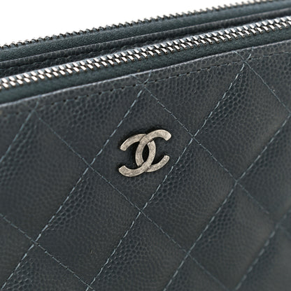 Chanel Caviar Quilted Small Clutch With Chain Grey 15 of 15