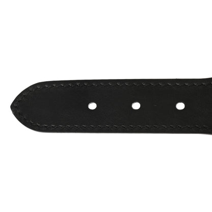 Christian Dior Canvas Embroidered Large Book Belt 80 32 Black Beige 4 of 7