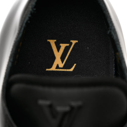 Louis Vuitton Calfskin Mens Formal Derby Shoes 8 Black 7 of 10
