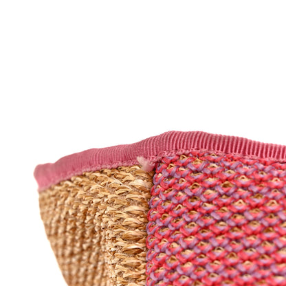 Chanel Mixed Fibers Large Shopping Bag Pink Beige 13 of 14