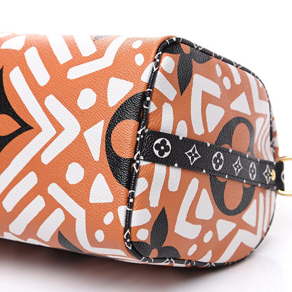Louis Vuitton Monogram Giant Crafty Speedy Bandouliere 25 Creme Caramel 7 of 7