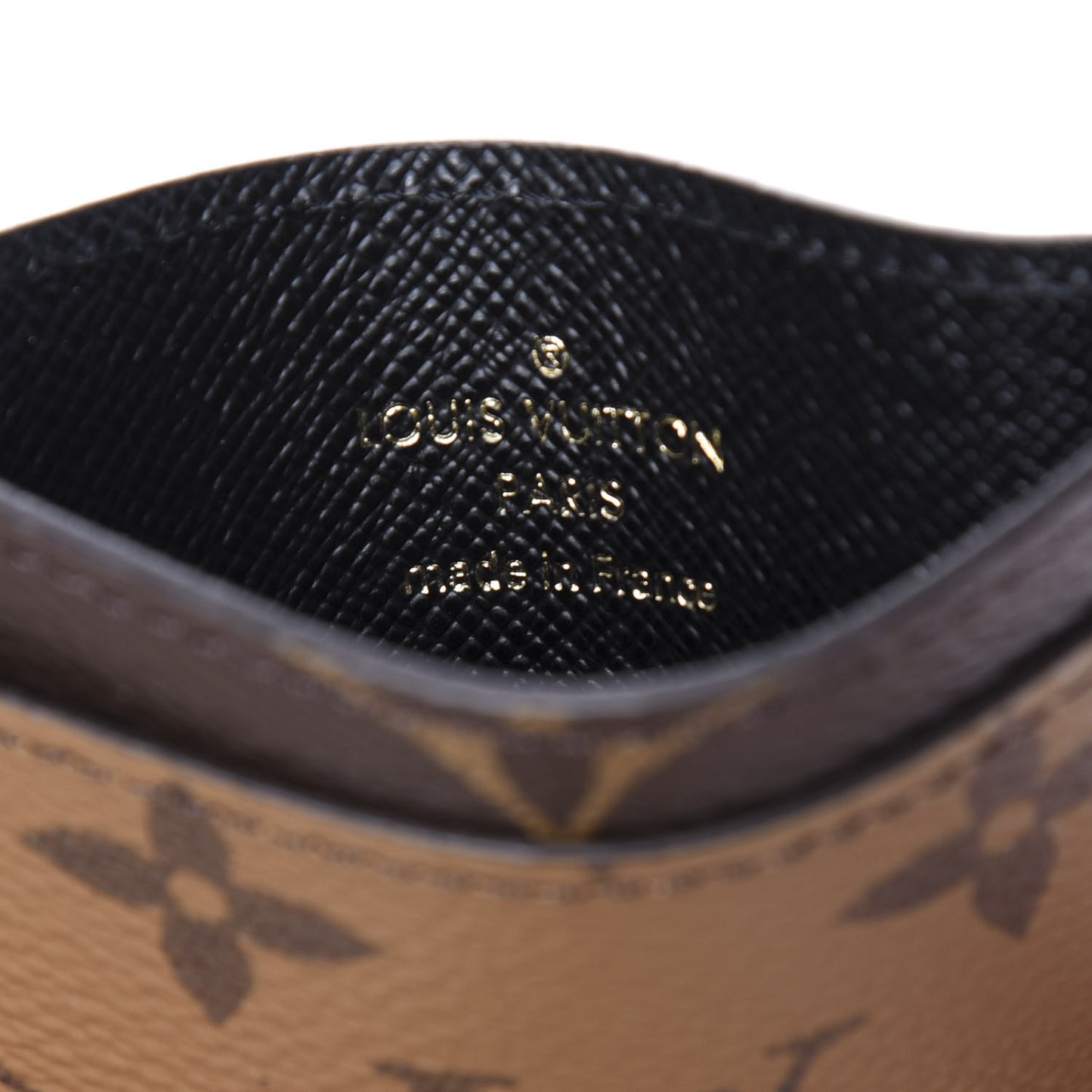 Reverse Monogram Card Holder