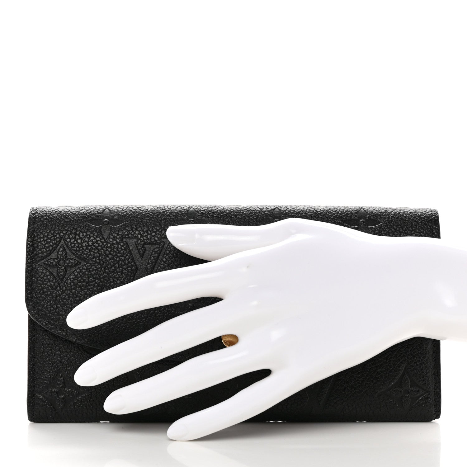 Louis Vuitton Empreinte Emilie Wallet Black Dune 2 of 11