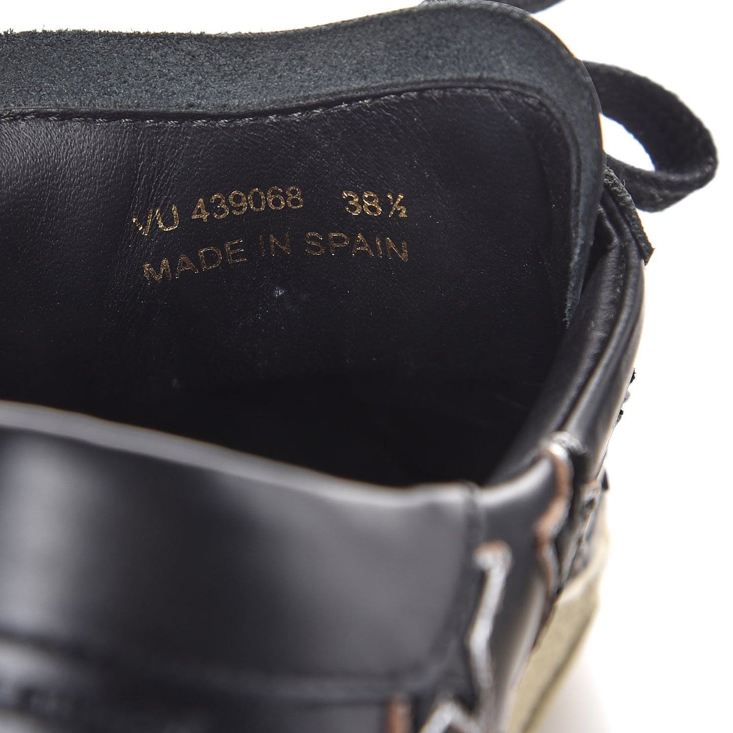 Nappa Star Court Sneakers 38.5 Black