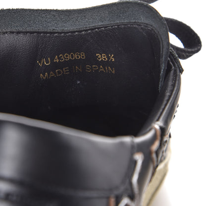 Saint Laurent Nappa Star Court Sneakers 38.5 Black 10 of 11