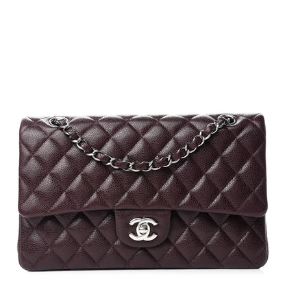 Chanel Caviar Quilted Medium Double Flap Burgundy 1 of 12