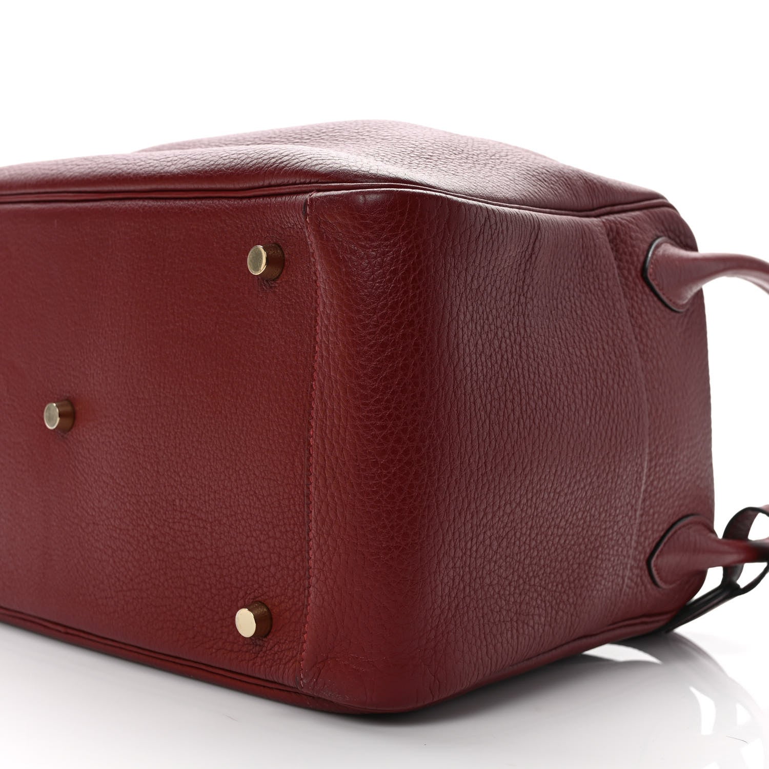 Hermes Taurillon Clemence Lindy 34 Rouge H 7 of 9