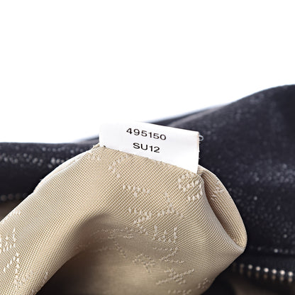 Stella McCartney Shaggy Deer Small Falabella Fold Over Tote Black 7 of 10