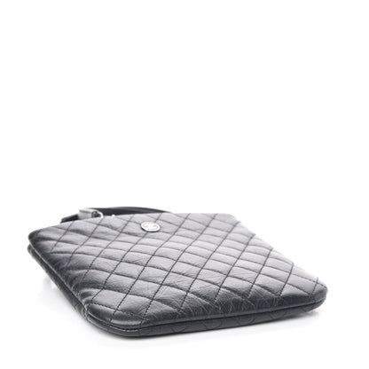 Chanel Aged Calfskin Quilted Crossbody Bag Black 4 of 13